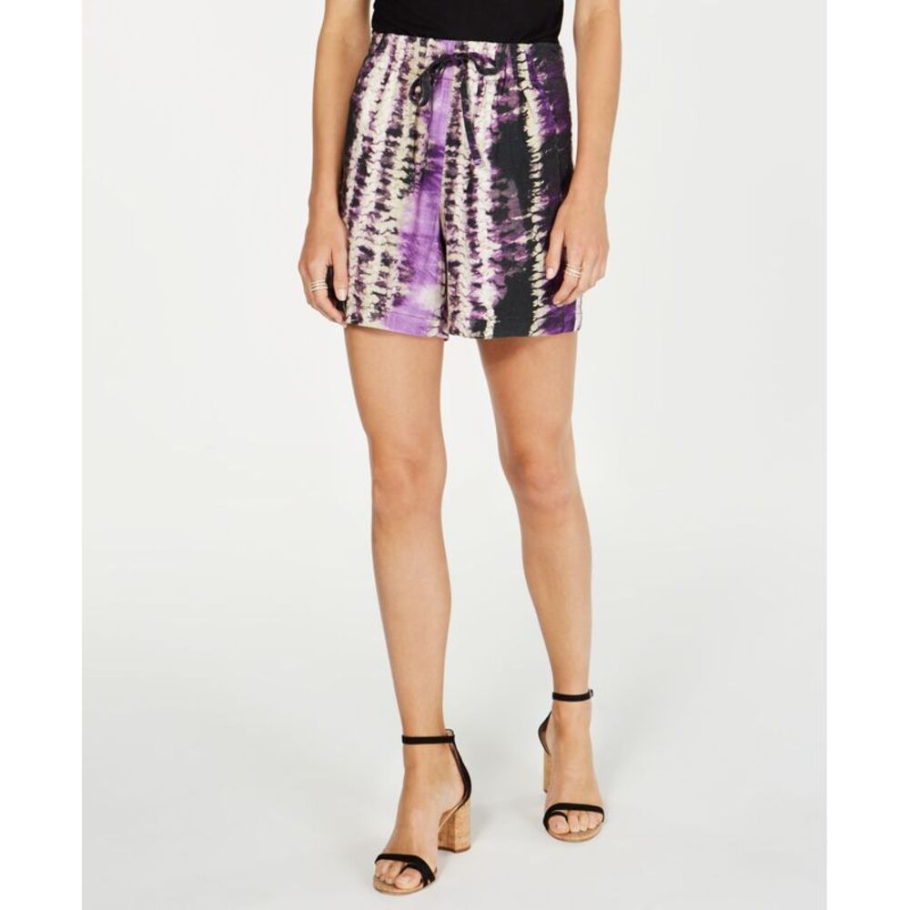 INC International Concepts Petite Tie Dyed Drawstring Shorts